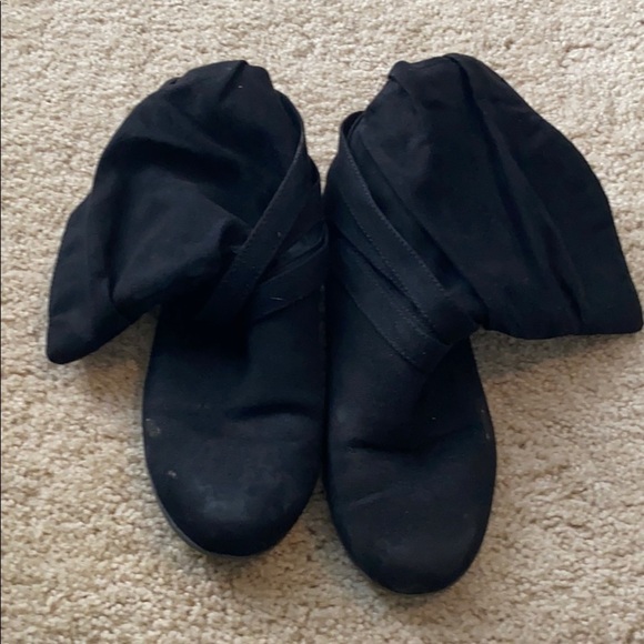 Rampage suede style slouch bootie black size 9.5 - Picture 1 of 6